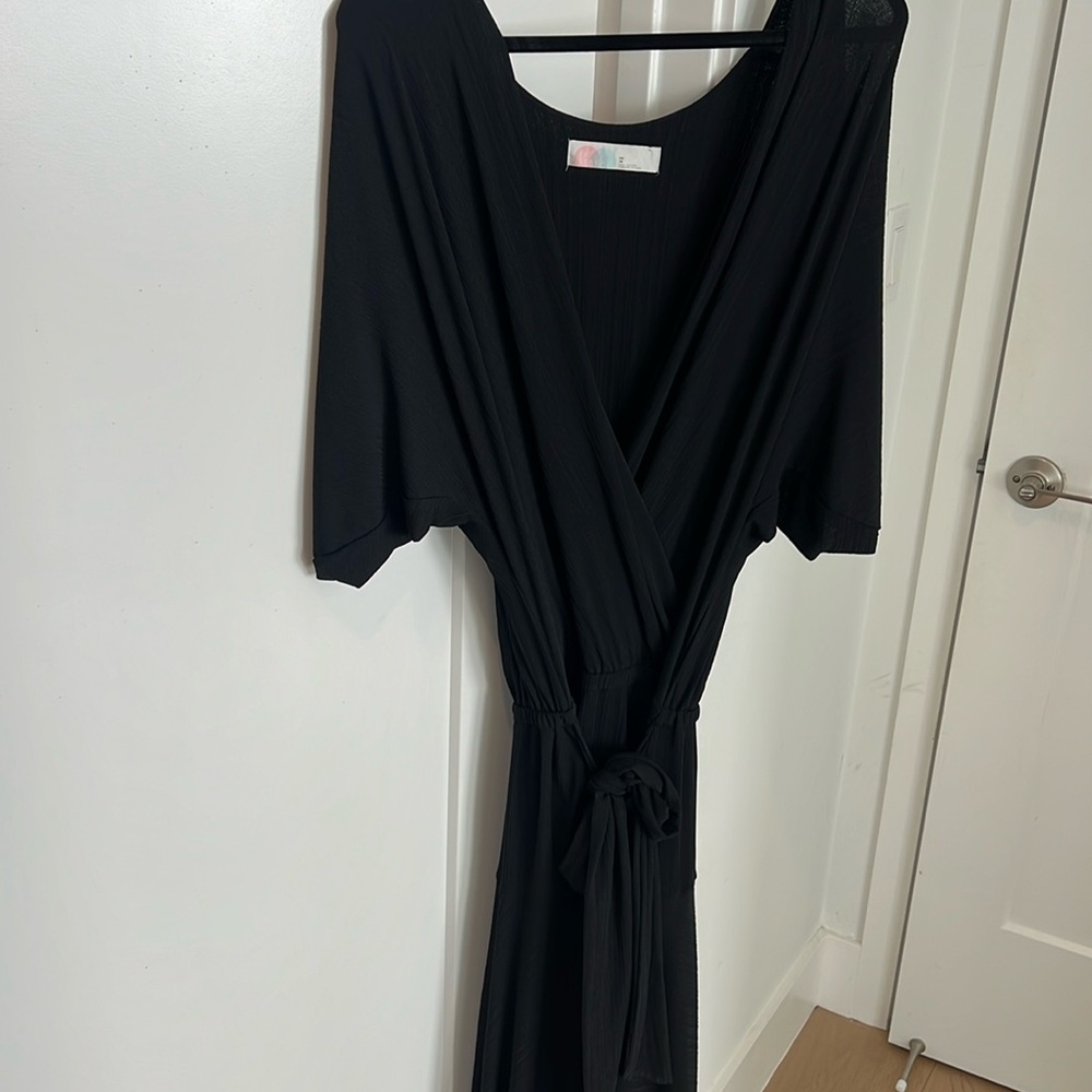 Free people maxi wrap dress